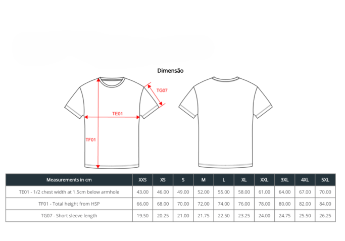 T-shirt básica unissexo - Image 10