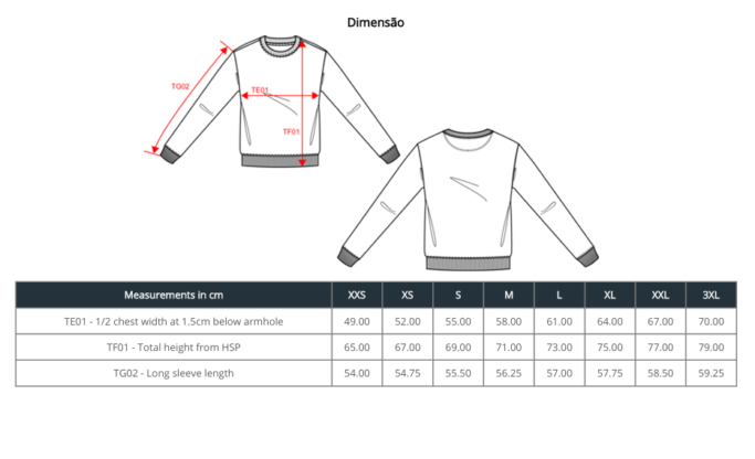 Sweatshirt Oversize decote redondo unissexo - Image 6