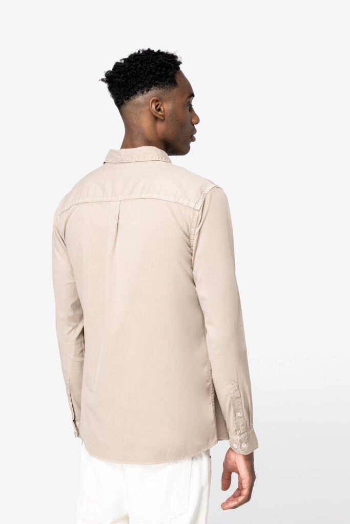 Camisa com aspecto lavado de homem - Image 4