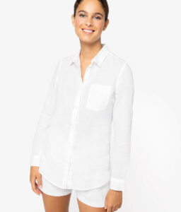 Camisa em linho de senhora