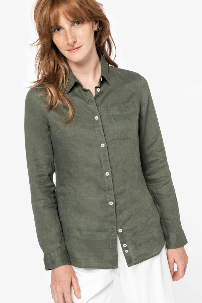 Camisa em linho de senhora - Image 3