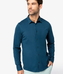 Camisa em jersey de homem