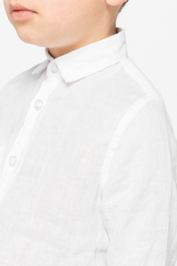 Camisa em linho de criança