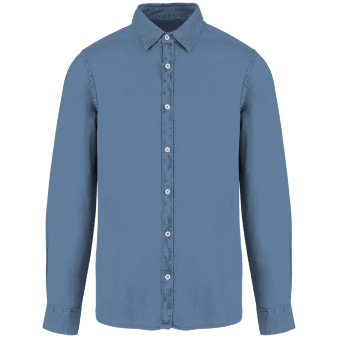 Camisa com aspecto lavado de homem - Image 7