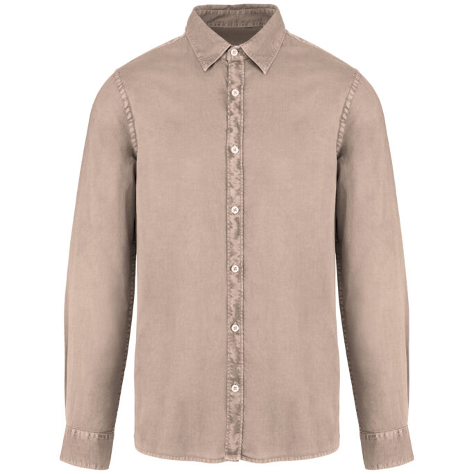 Camisa com aspecto lavado de homem - Image 9