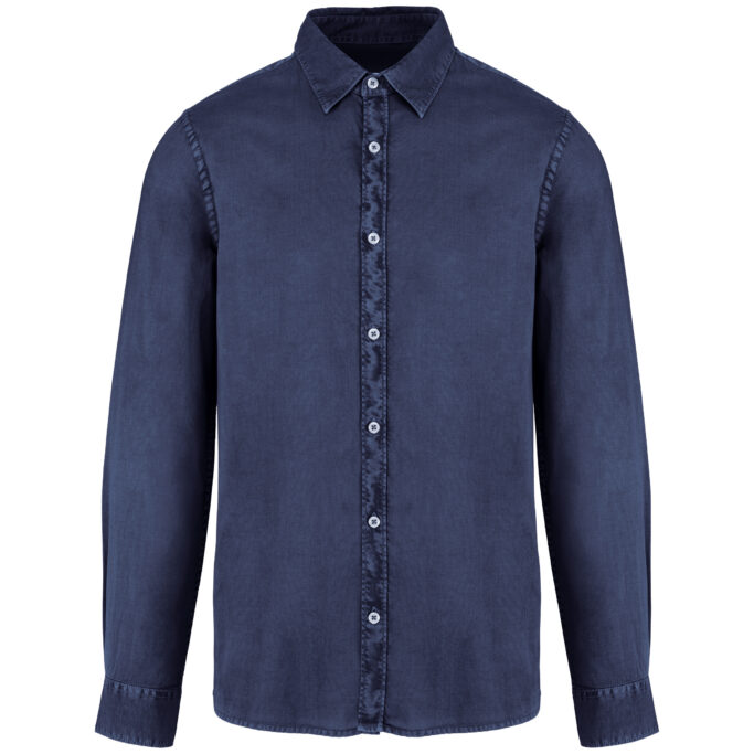Camisa com aspecto lavado de homem - Image 10