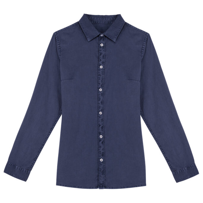 Camisa com aspecto lavado de senhora - Image 9