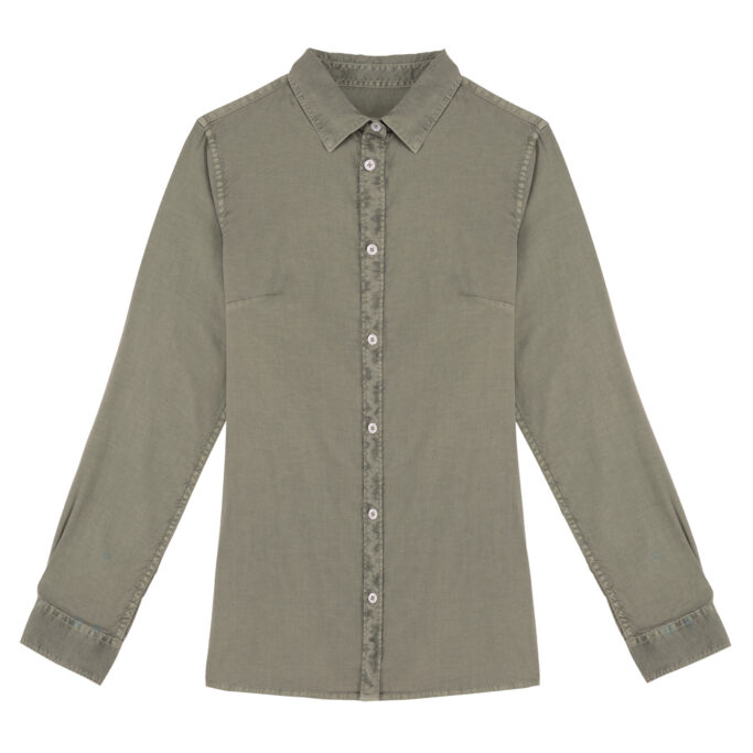 Camisa com aspecto lavado de senhora - Image 10
