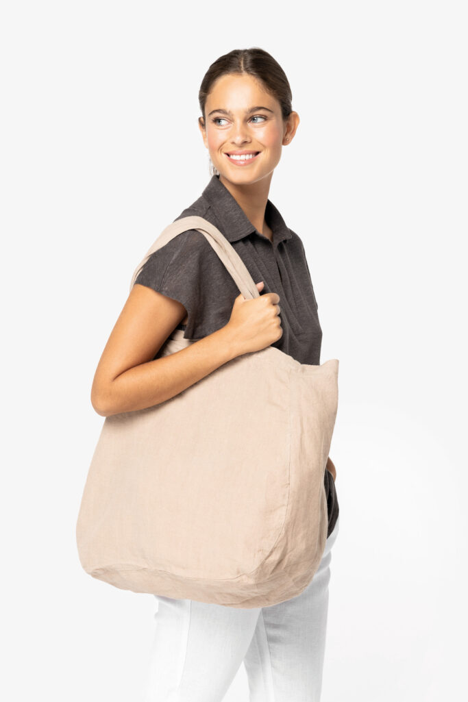 Saco de compras em linho