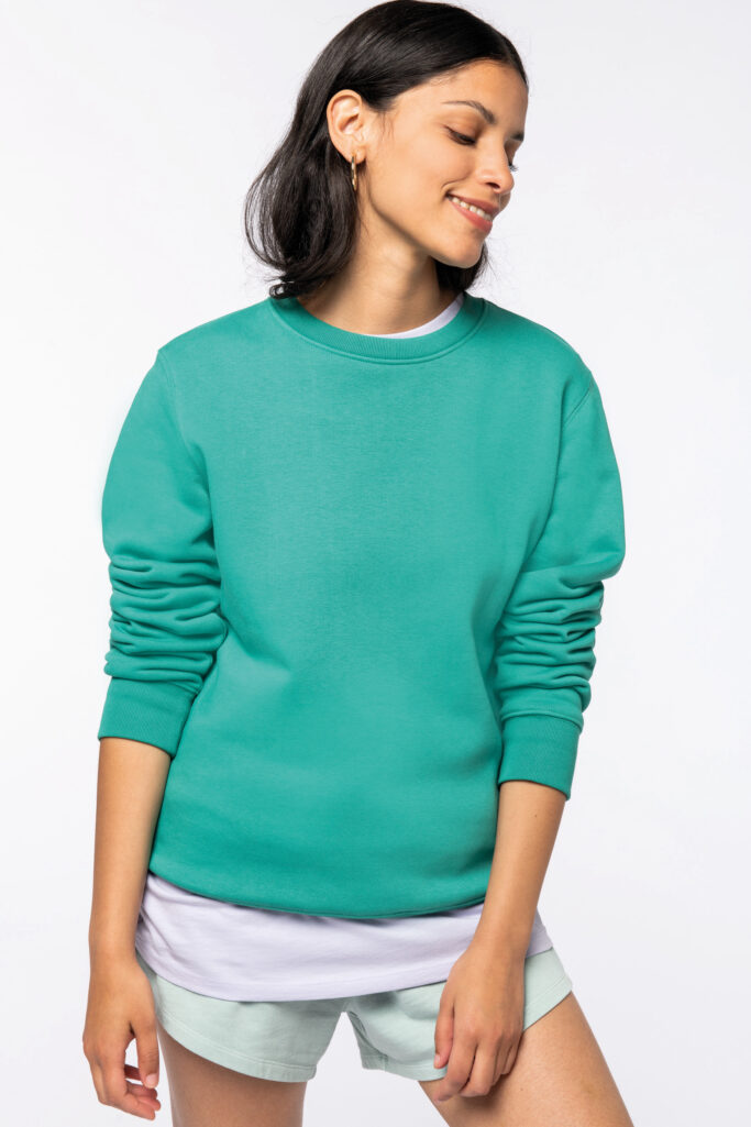 Sweatshirt decote redondo unissexo - Image 4