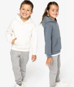 Sweatshirt com capuz de criança