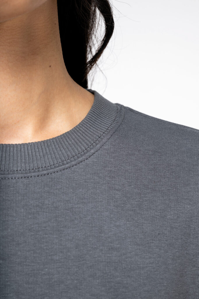 Sweatshirt Oversize decote redondo unissexo - Image 8
