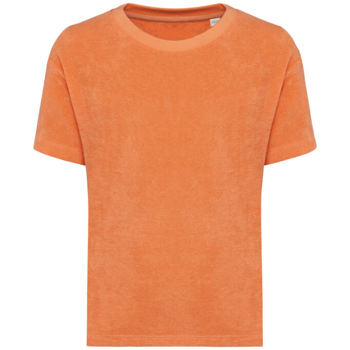 T-shirt em malha turca de menina - Image 7