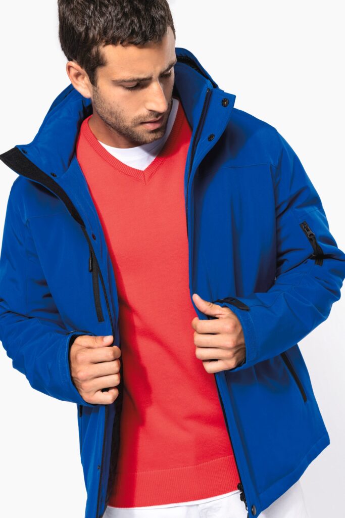 Parka softshell acolchoada com capuz - Image 3