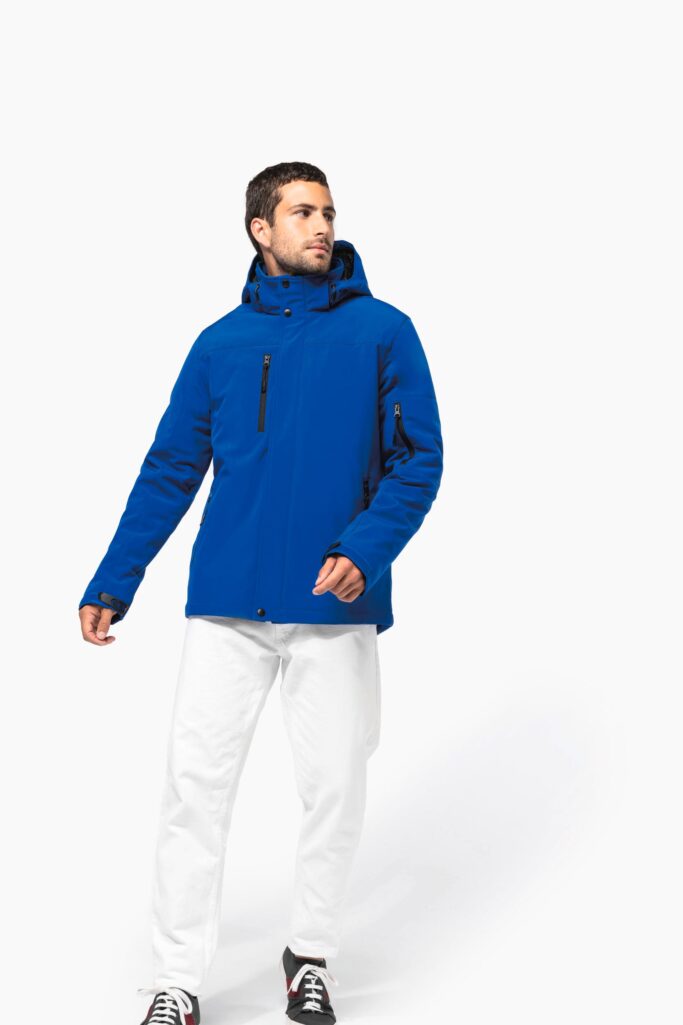 Parka softshell acolchoada com capuz - Image 5