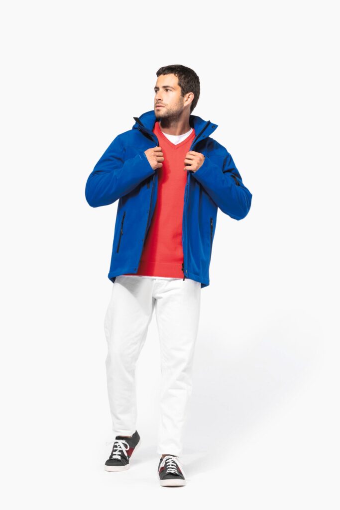 Parka softshell acolchoada com capuz - Image 6