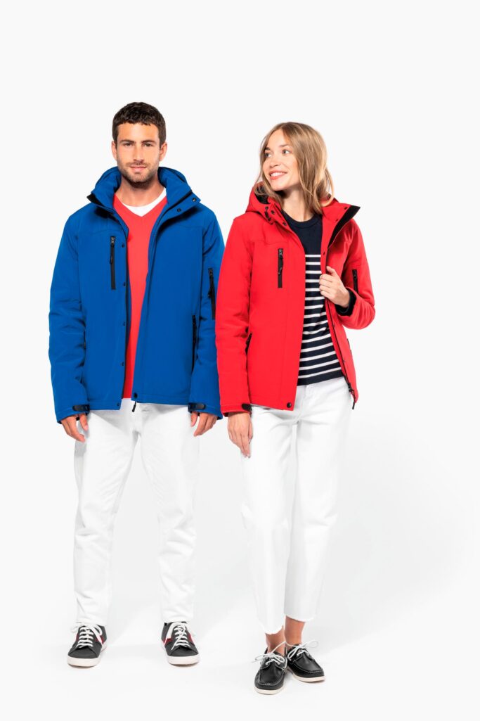 Parka softshell acolchoada com capuz - Image 7