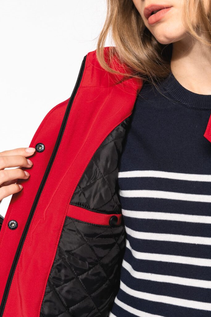 Parka softshell acolchoada de senhora com capuz - Image 8