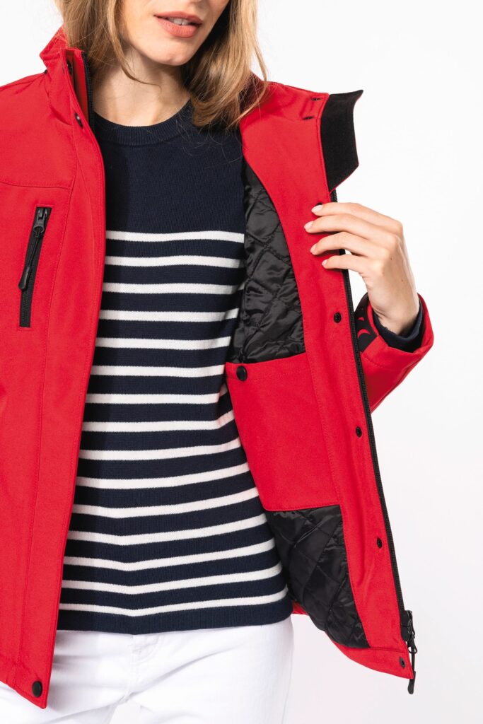 Parka softshell acolchoada de senhora com capuz - Image 9