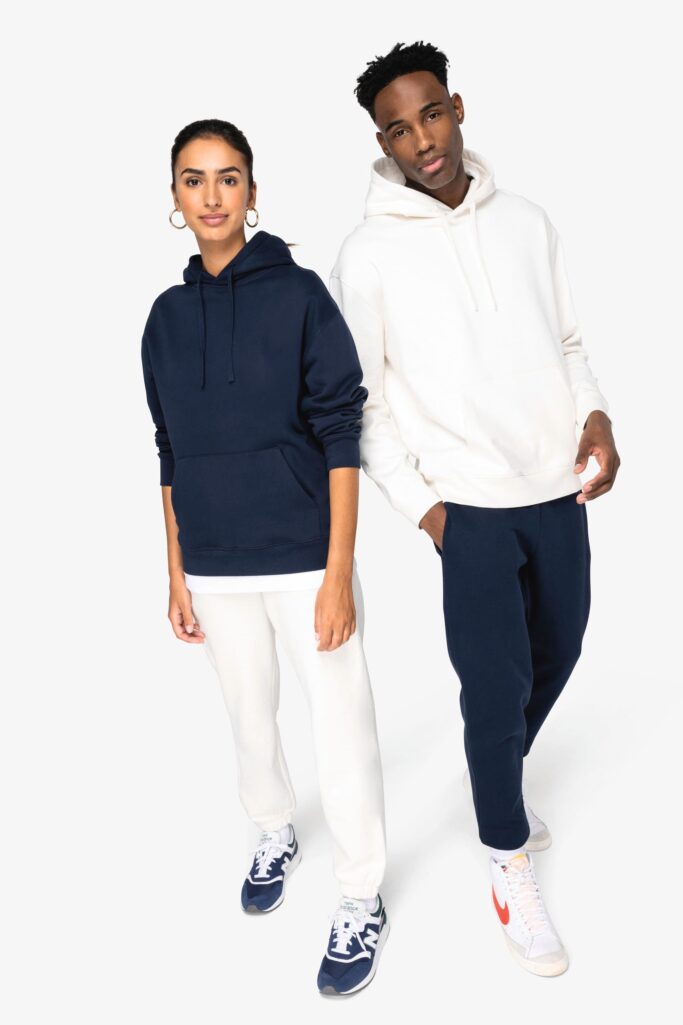 Sweatshirt com capuz e bolso canguru unissexo - Image 4