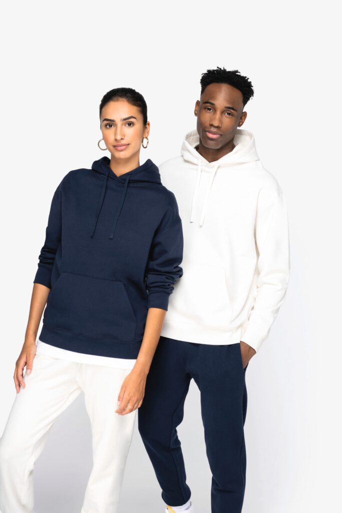 Sweatshirt com capuz e bolso canguru unissexo - Image 2