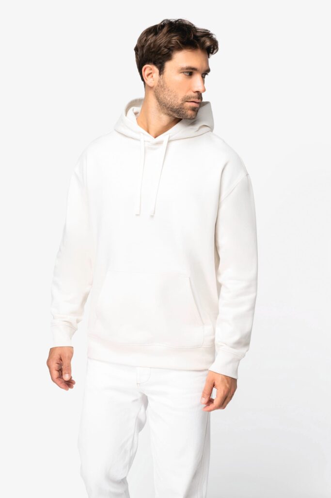 Sweatshirt com capuz e bolso canguru unissexo