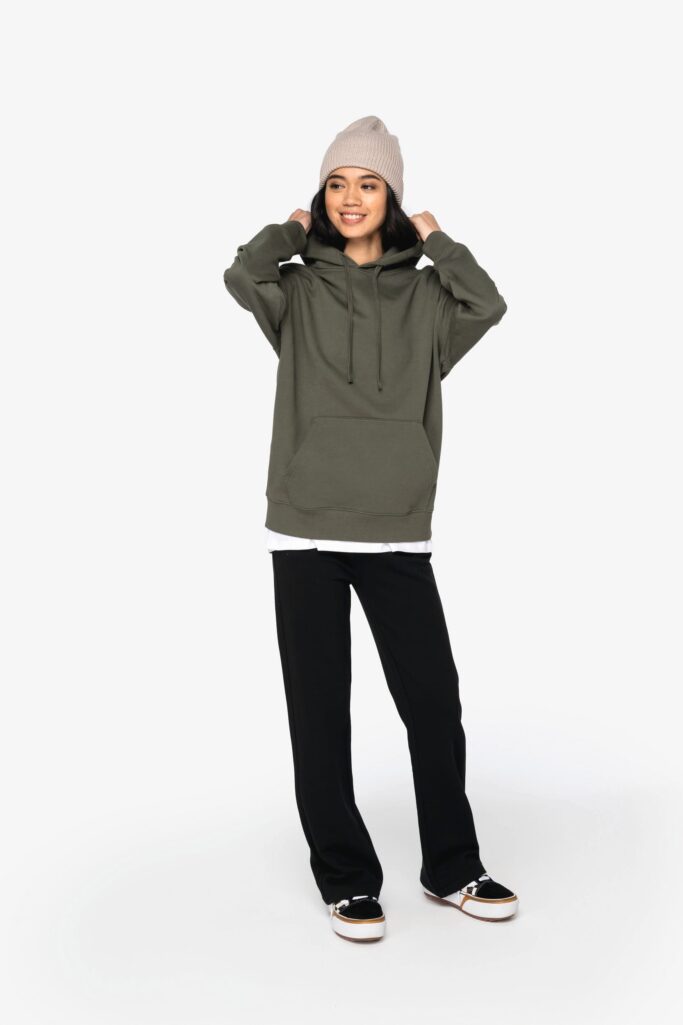 Sweatshirt com capuz e bolso canguru unissexo - Image 3