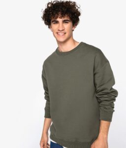 Sweatshirt Oversize decote redondo unissexo