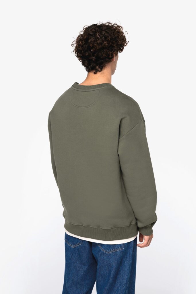 Sweatshirt Oversize decote redondo unissexo - Image 4