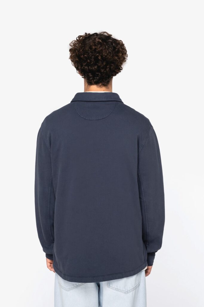 Sobrecamisa cardada com aspecto lavado de homem - Image 4