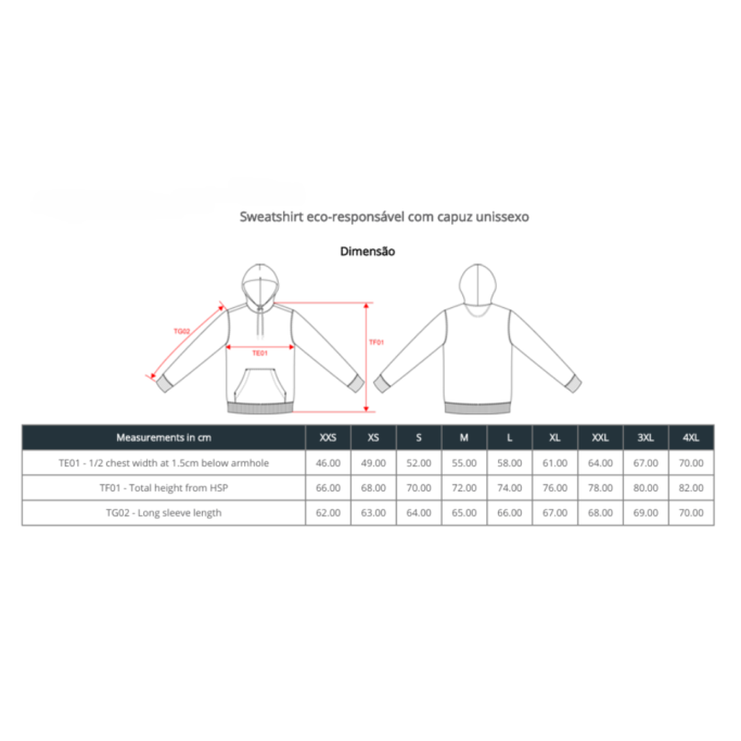 Sweatshirt com capuz unissexo - Image 11