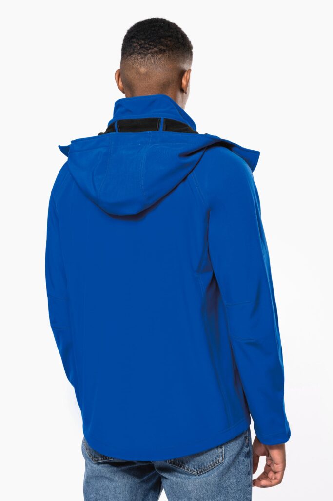 Blusão softshell de homem com capuz amovível - Image 4