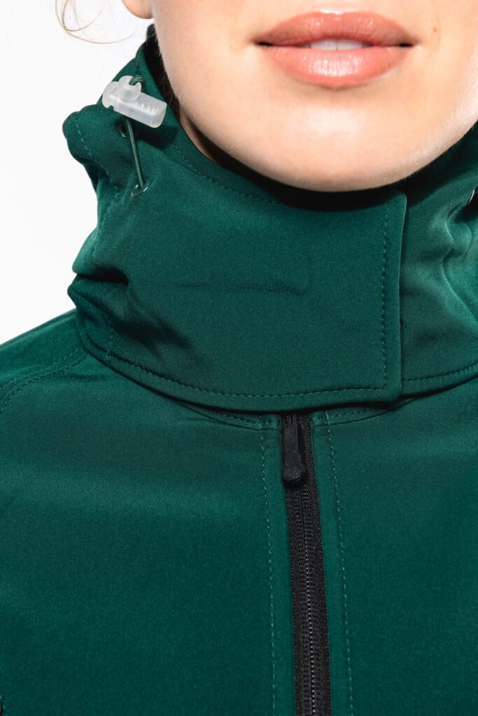 Blusão softshell de senhora com capuz amovível - Image 5