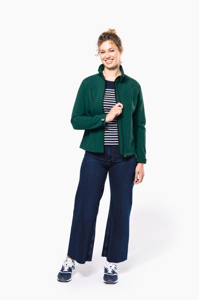 Blusão softshell de senhora com capuz amovível - Image 3