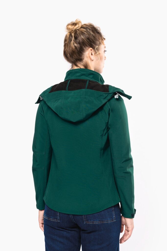 Blusão softshell de senhora com capuz amovível - Image 2