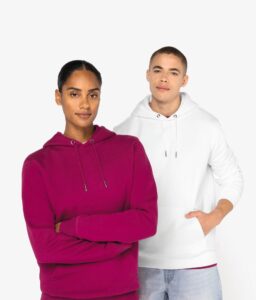Sweatshirt com capuz unissexo