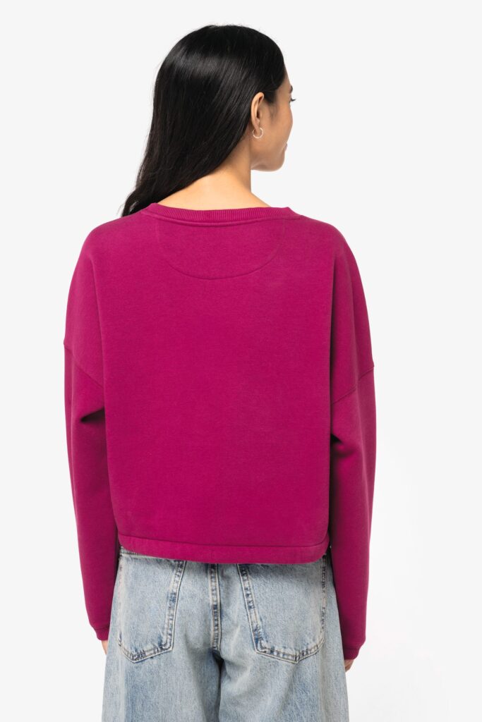 Sweatshirt oversize crop feminino - Image 3