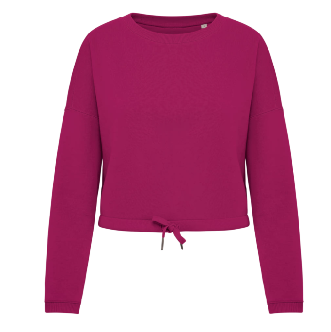 Sweatshirt oversize crop feminino - Image 8