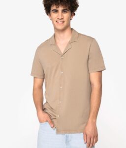Camisa homem em Jersey