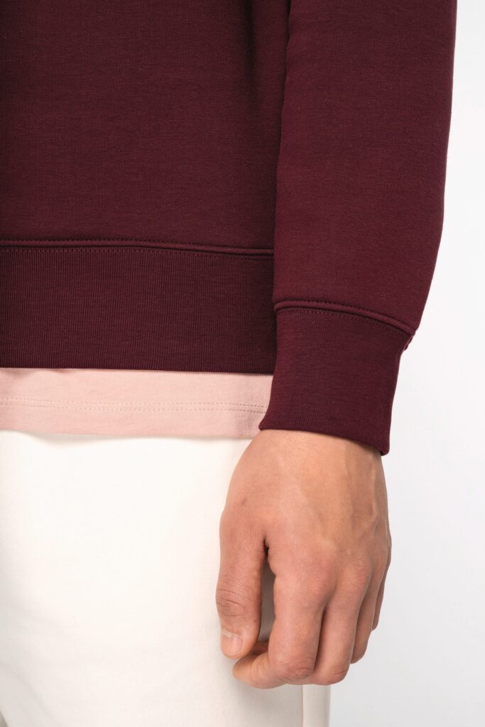Sweatshirt gola subida fecho de homem - Image 7