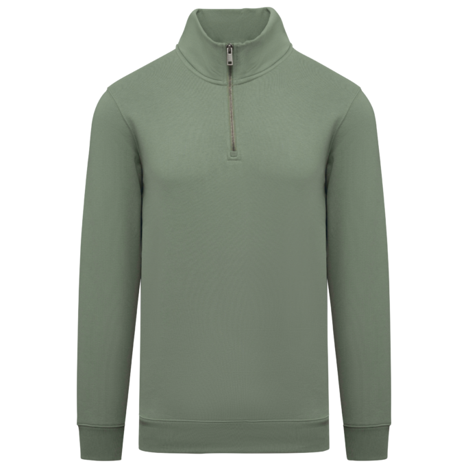 Sweatshirt gola subida fecho de homem - Image 9