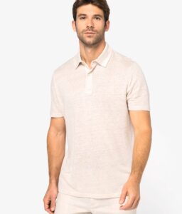 Polo em linho de homem