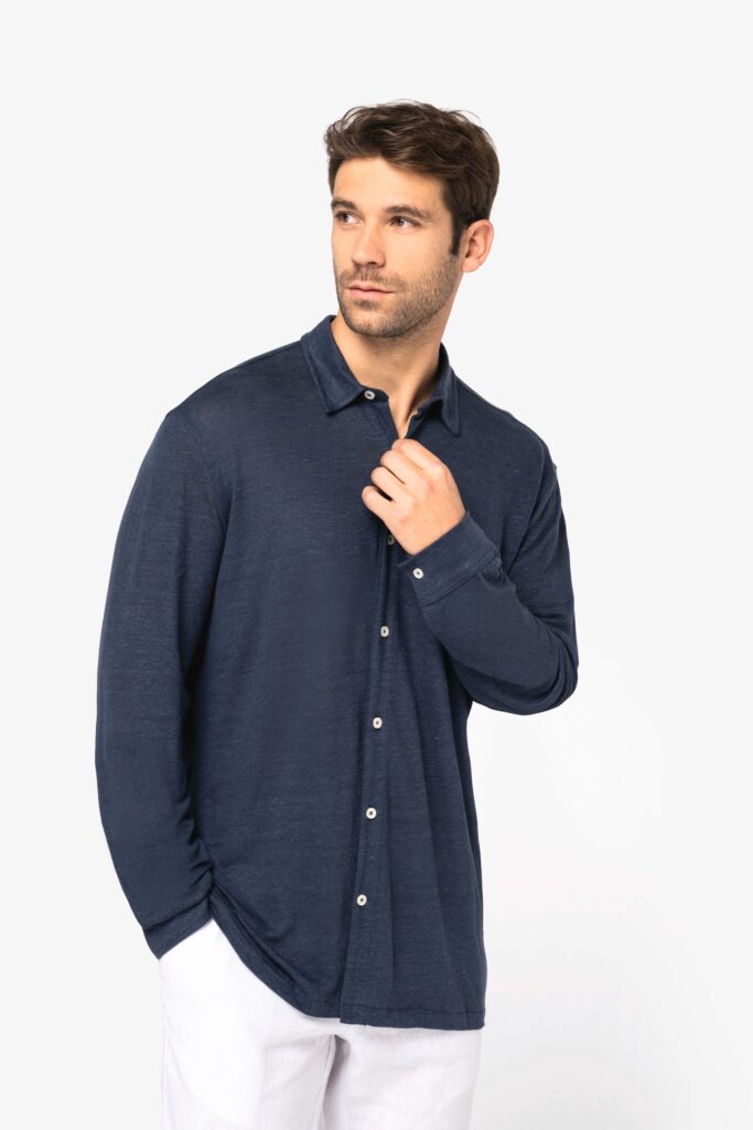 Camisa Premium linho de homem - Image 3