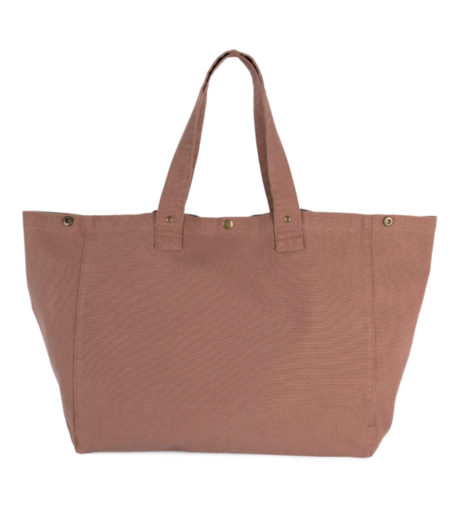 Saco de compras em algodão com aspecto lavado - Image 17