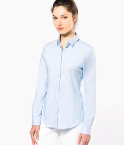 Camisa de senhora Stretch