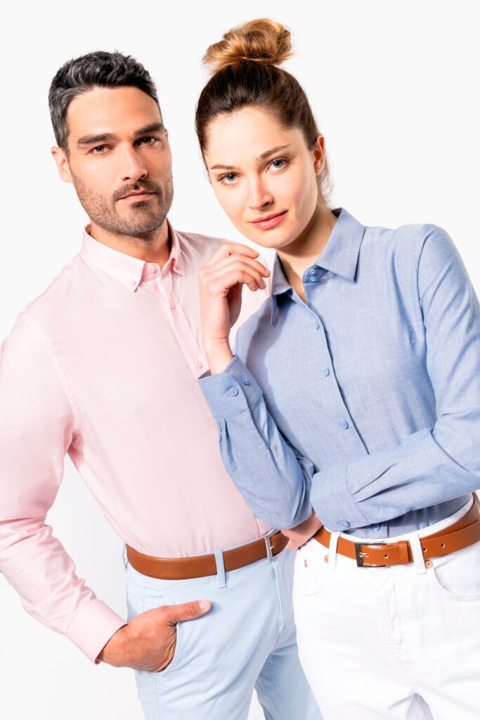 Camisa de senhora em Oxford - Image 6