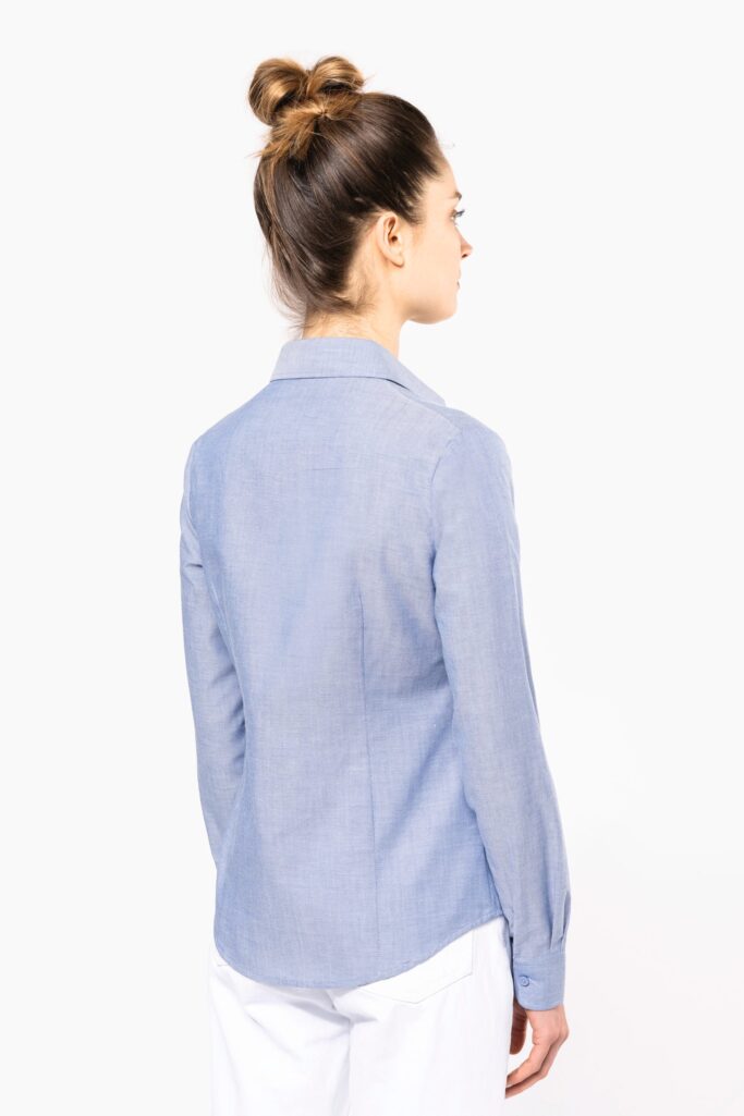 Camisa de senhora em Oxford - Image 2