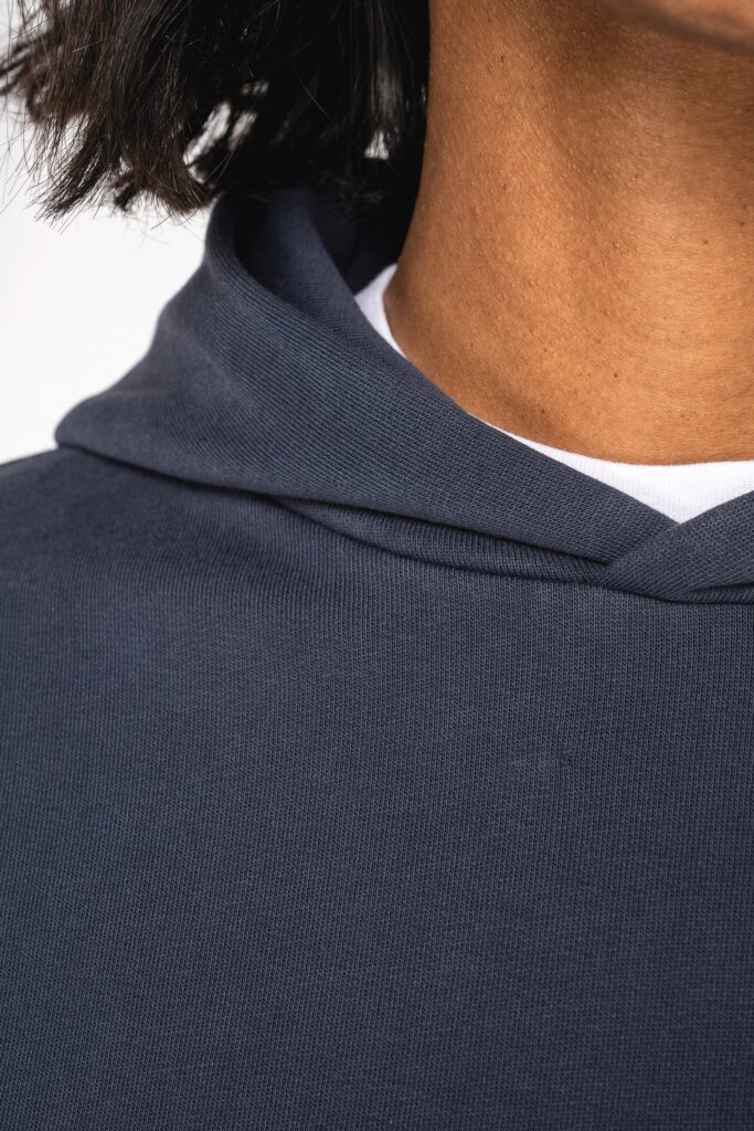Sweatshirt com capuz aspecto lavado oversize unissexo - Image 7