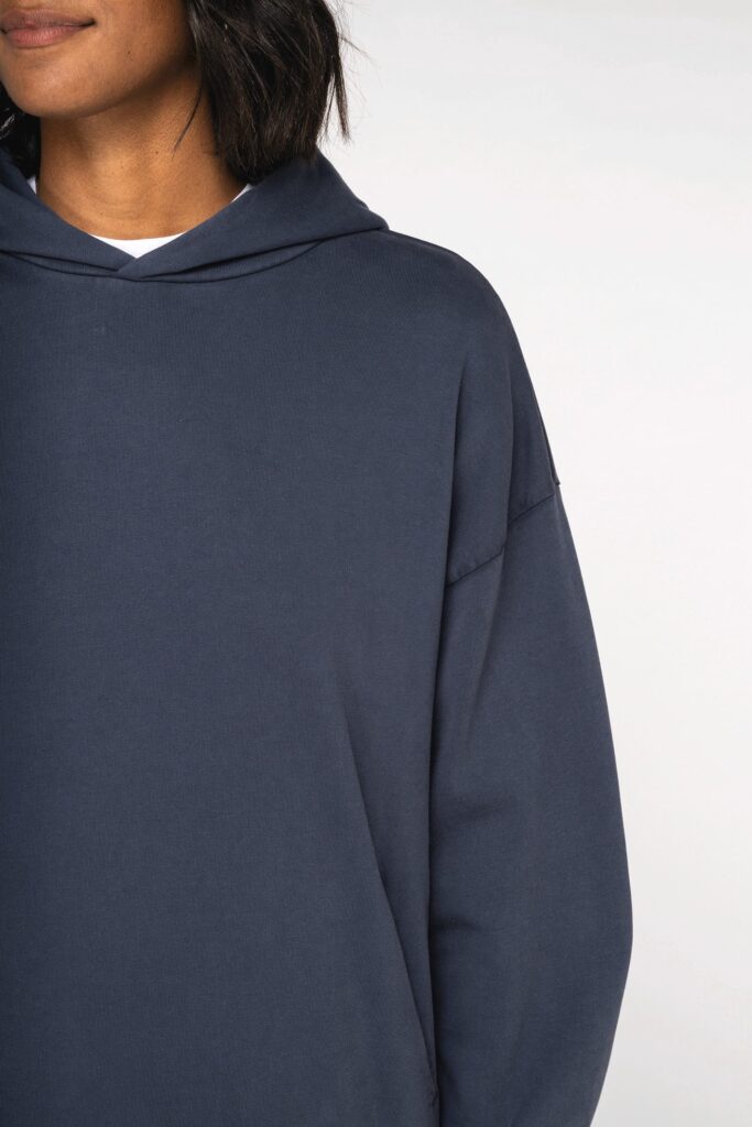 Sweatshirt com capuz aspecto lavado oversize unissexo - Image 6